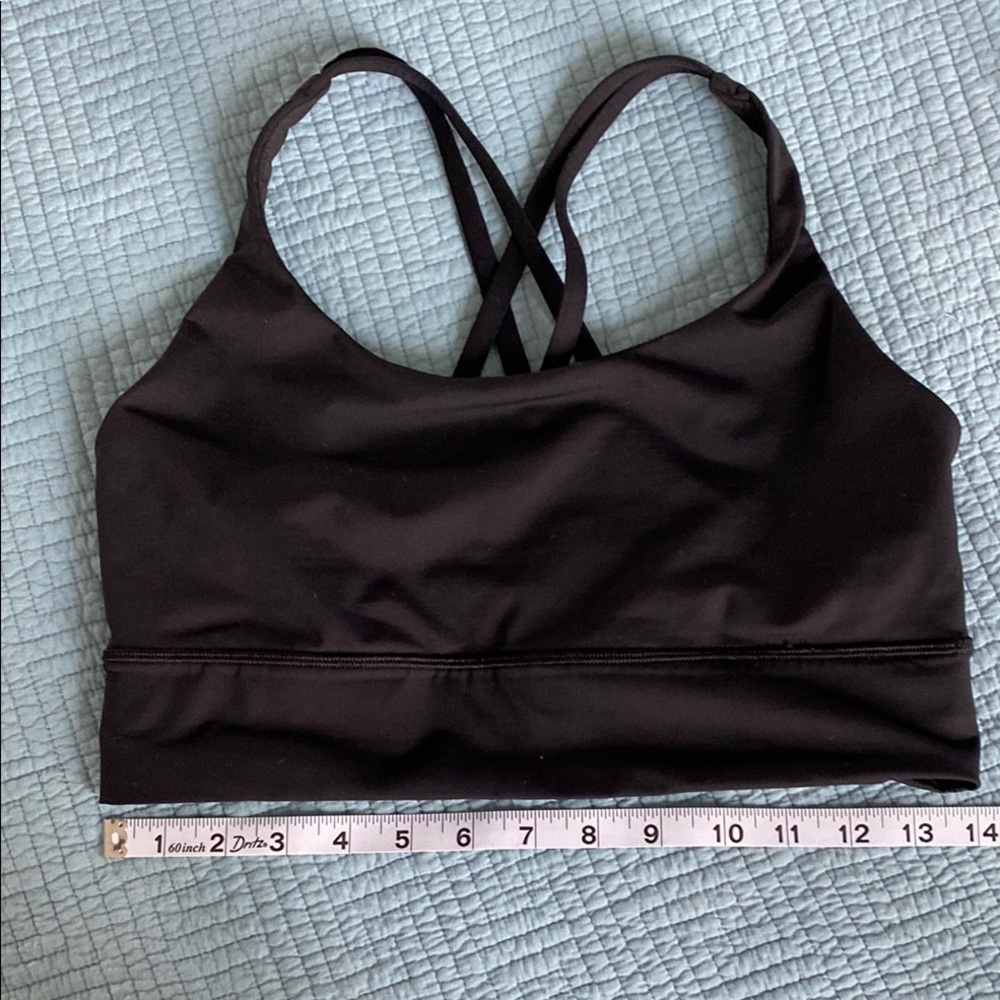 Lululemon Women's Black Strappy Sports Bra